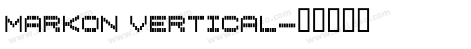 Markon Vertical字体转换